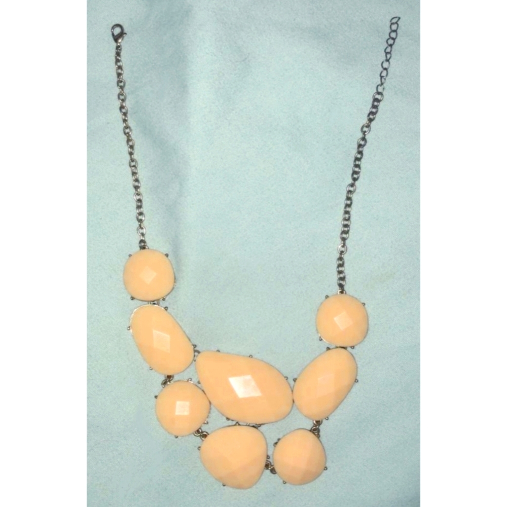 Crystal Necklace - Beige